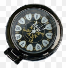 Pocketwatch Clock Watch Black Sticker - Quartz Emoji