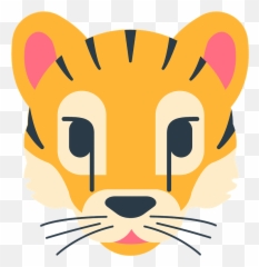 Tiger Emoji Clipart - Cat Face On Mozilla