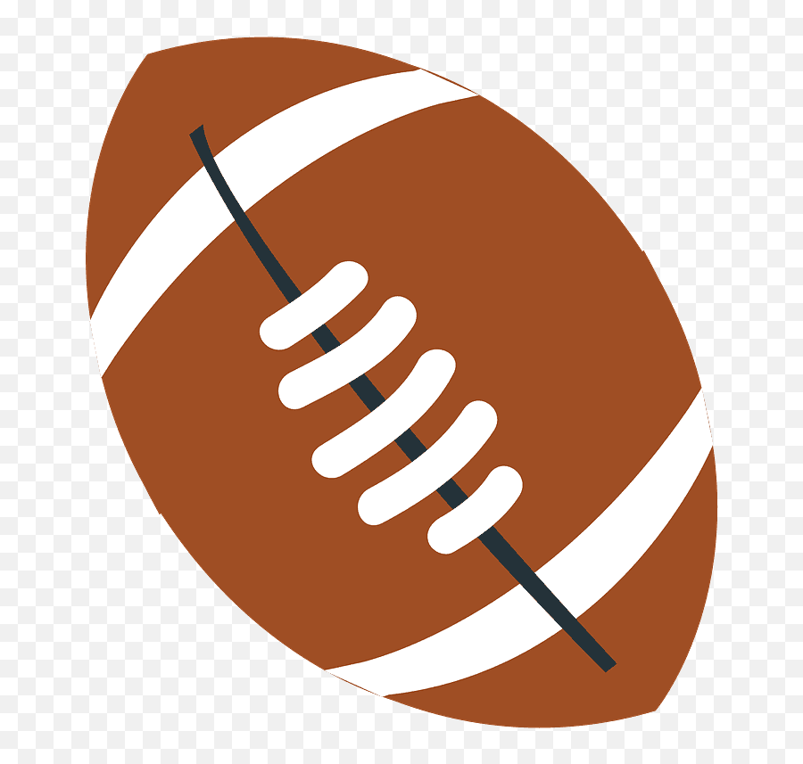 American Football Emoji Clipart - Emoji Balon De Futbol Americano,Soccer Ball Emoji