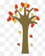 Leaves Falling From Tree - Mini Book Printable Emoji