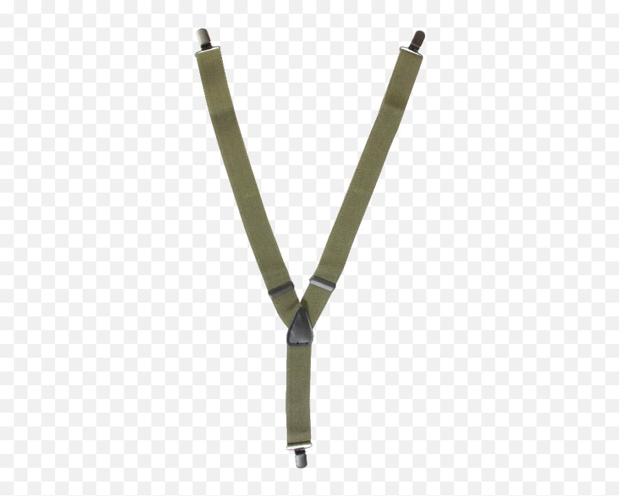 Mil - Com Elasticated Clip On Braces Mens Army Style Dental Braces Emoji,Olive Emoji