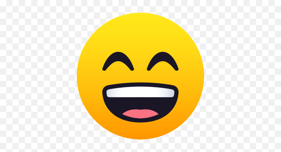 Grinning Face With Smiling Eyes - Happy Emoji Png Gif,Delighted Emoji