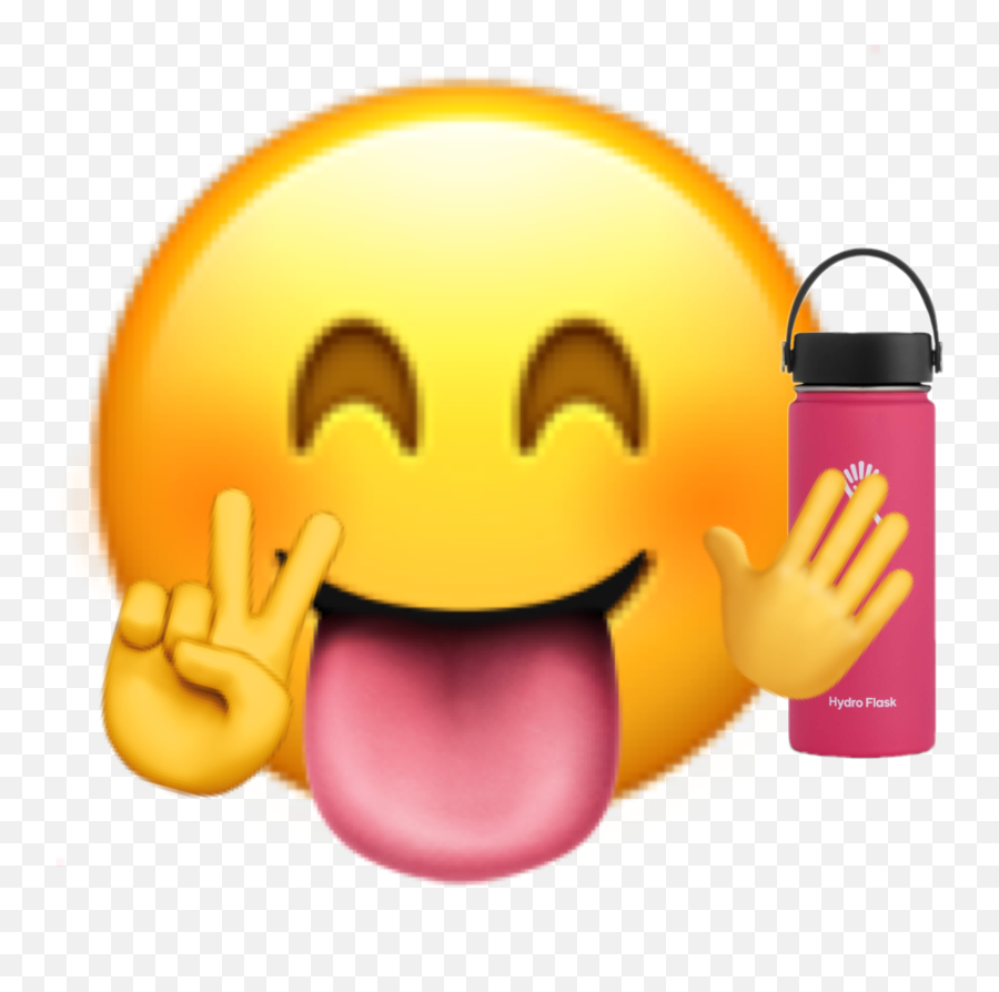 Sticker - Happy Emoji,Flask Emoji