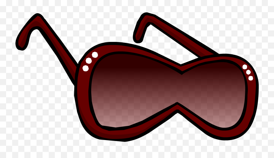 Goggles Clipart Club Penguin - Club Penguin Diva Shades Diva Glasses Club Penguin Emoji,Diva Emoji