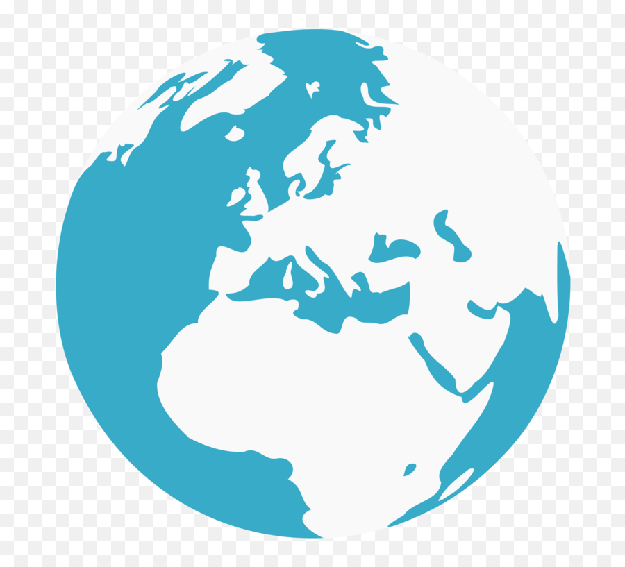 Area Globe Aqua Png Clipart - Transparent Globe Vector Png Emoji,Globe Emoticon