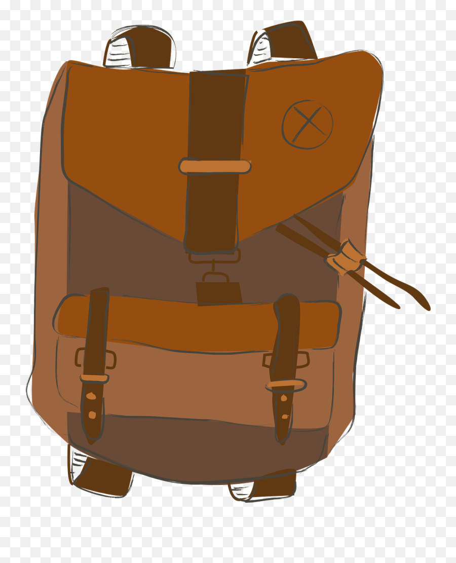 Backpack Bag Voyage Journey Travel - Mochila De Viaje Png Emoji,Emoji Backpacks For School