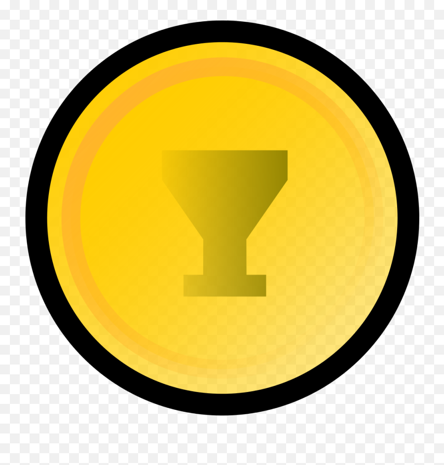 Gold Medal With Cup - Circle Emoji,Emoticon Fb