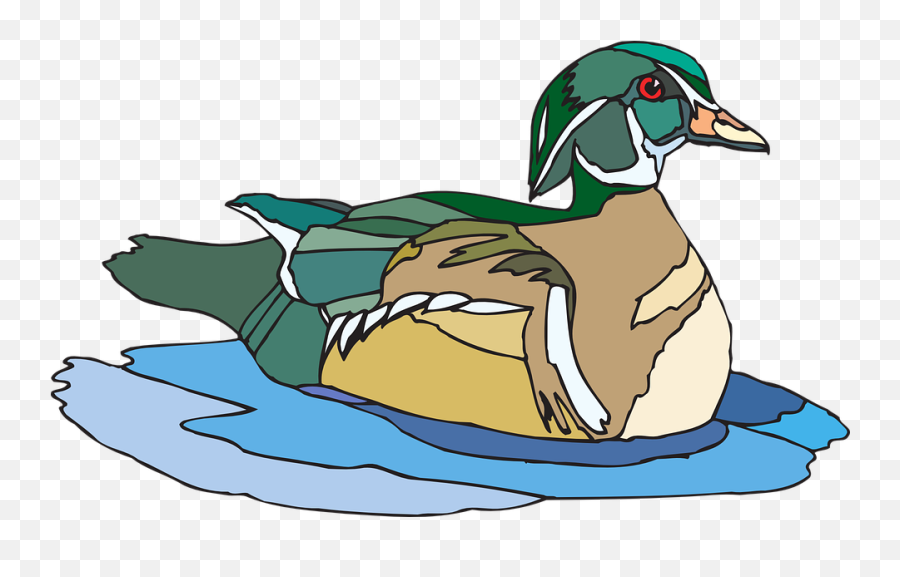 Free Ducks Bird Vectors - Duck Is Swimming Clipart Emoji,Duck Emoticon
