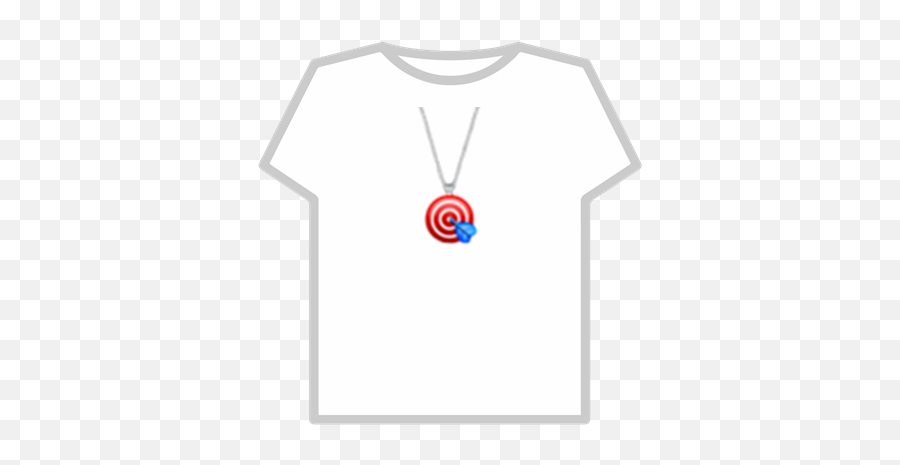 Emoji Necklace Direct Hit Target Bullseye - T Shirt Roblox Free,Target Emoji