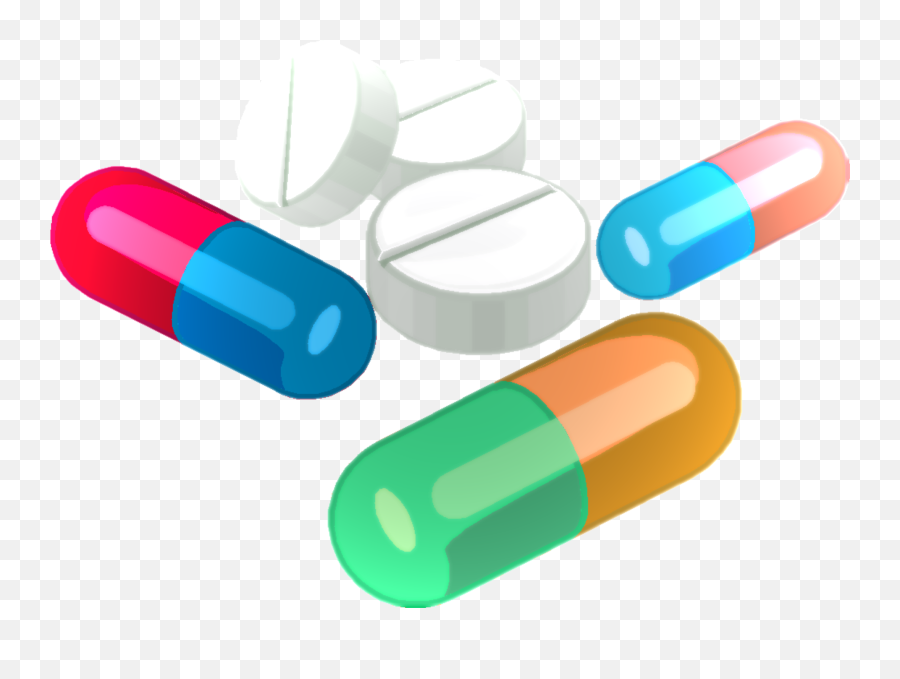 Clipart - Medicine Tablet Clipart Emoji,Pills Emoji