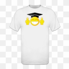 Graduation Smiley Fuck Fingers T Emoji,Graduation Emoticon