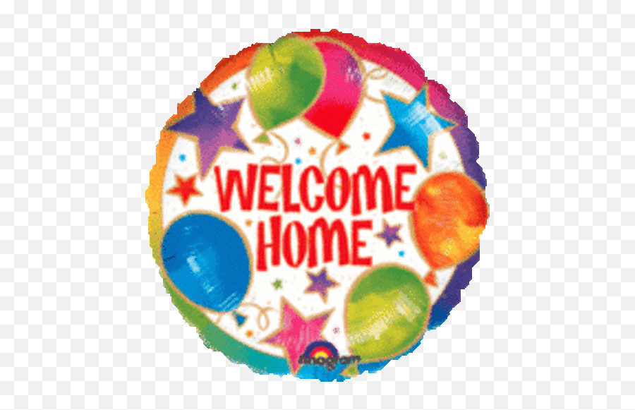 Welcome Home Mylar Balloon - Balloons Welcome Home Emoji,Holo Emoji