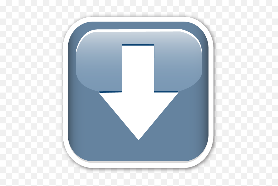 Downwards Black Arrow - Arrow Down Emoji Png,Left Arrow Emoji