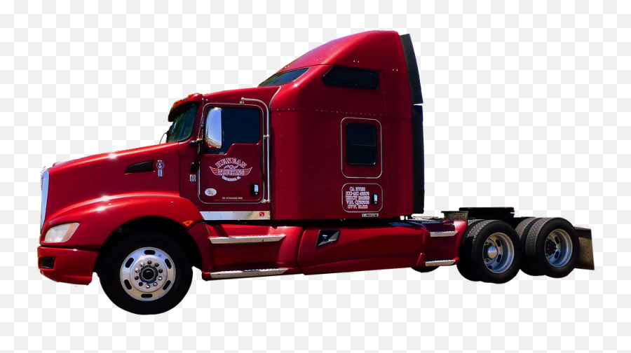 Truck American Transport Vehicle - Caminhao Americano Png Emoji,Semi Truck Emoji