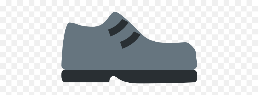 Twemoji 1f45e - Black Shoes Emoji,Emoji Dress