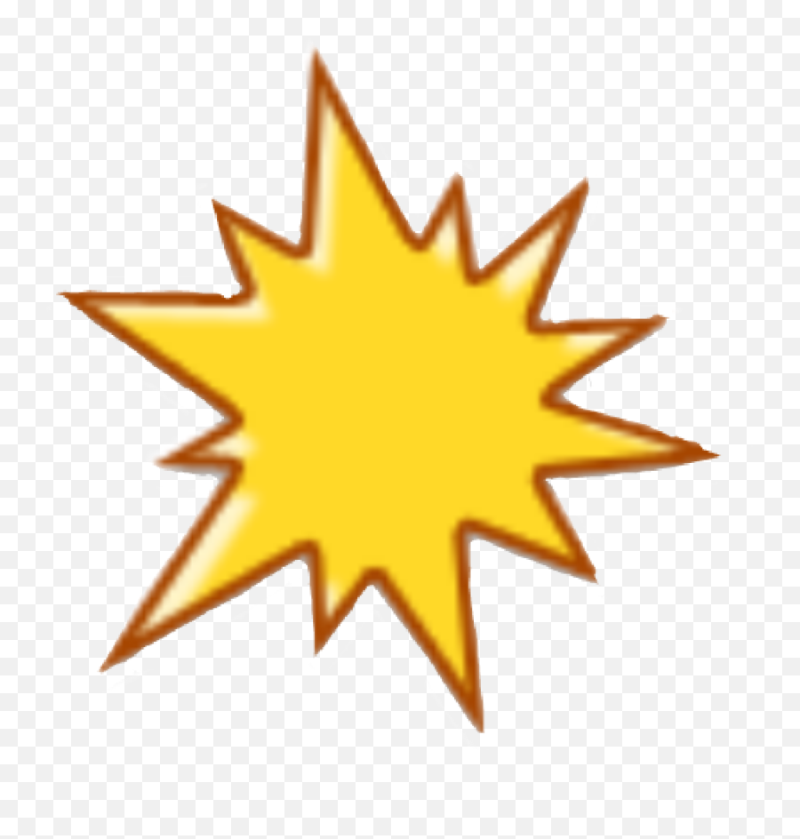 Boom Bang Freetoedit - Sticker By Carol B Transparent Pop Art Star Emoji,Bang Emoji