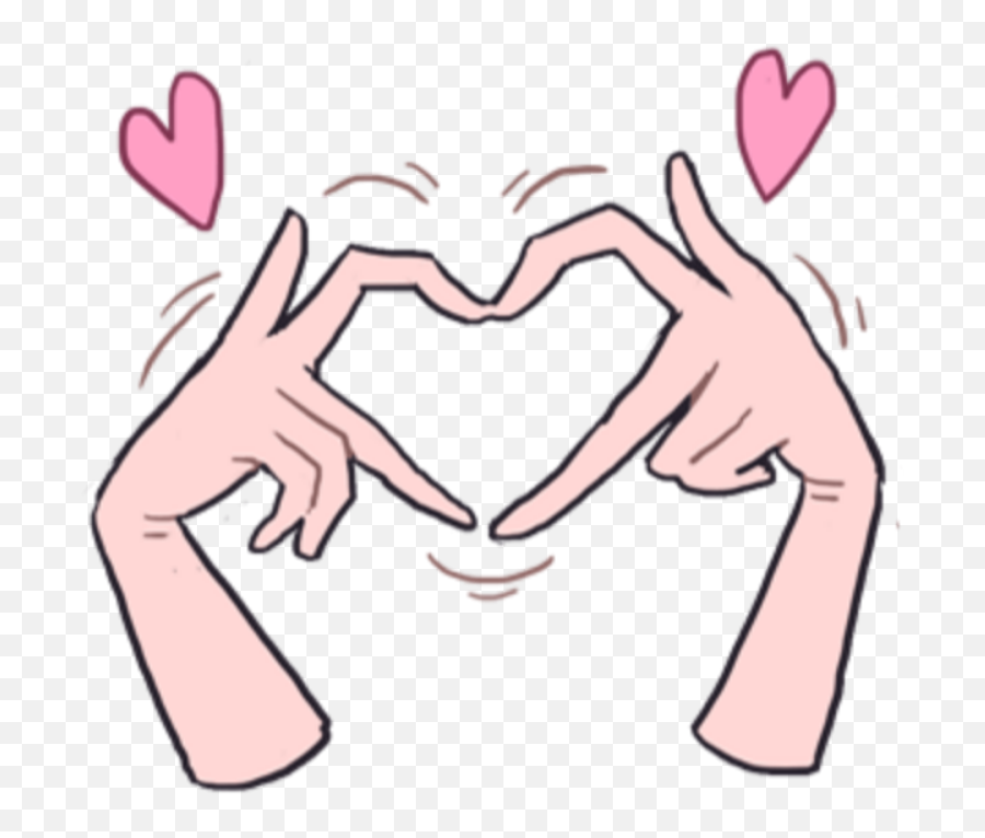 Emoji Emojis Emojisticker Emojisstickers Jadyduh Jady - Different Types Of Hand Hearts,Victory Hand Emoji