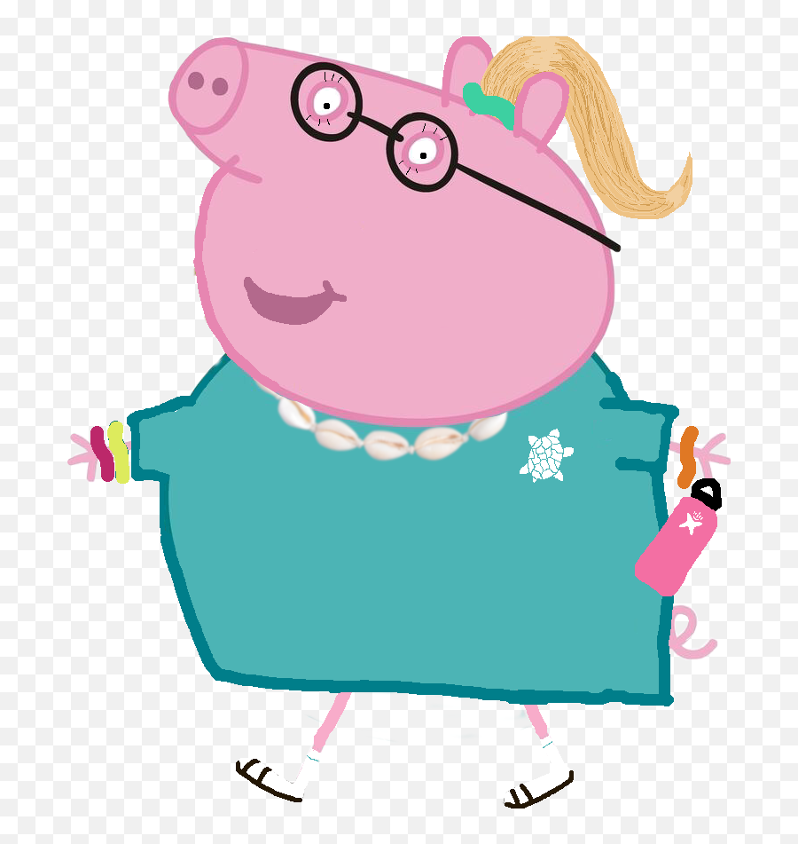 Daddy Pig Is A Visco Girl Skskskskskskskskskskksk Peppa - Daddy Pig Vsco Girl Emoji,Boobie Emoji