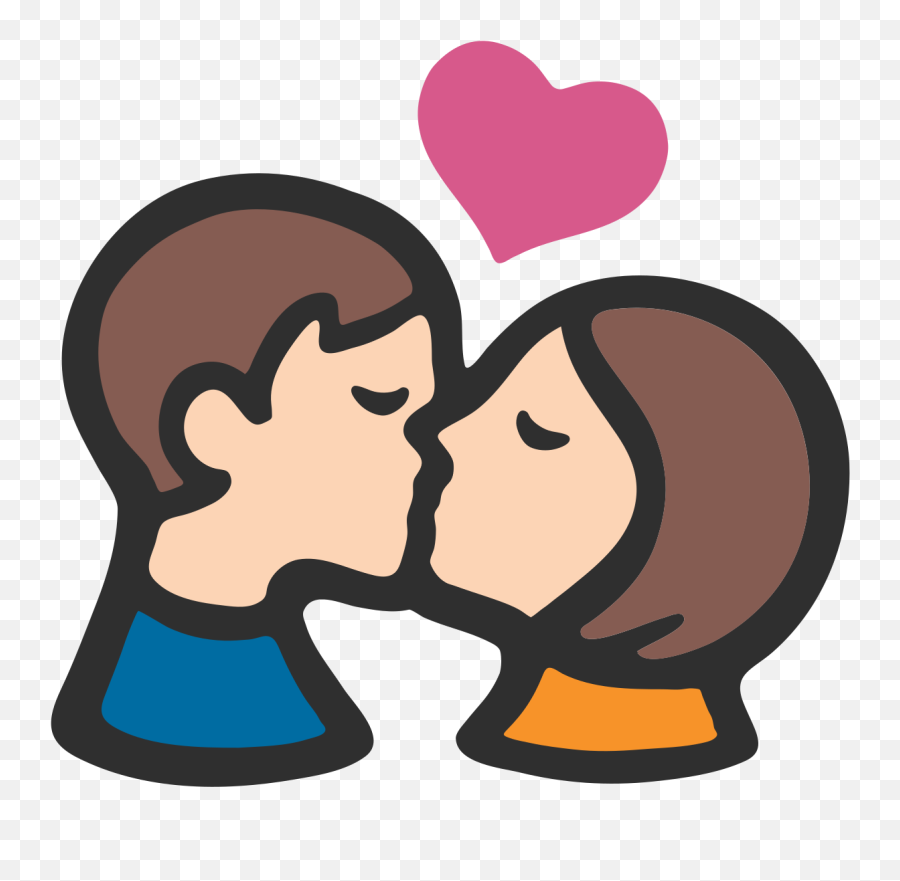 Filenoto Emoji Kitkat 1f48fsvg - Wikimedia Commons Kissing Each Other Emoji,Lips Emoji Png