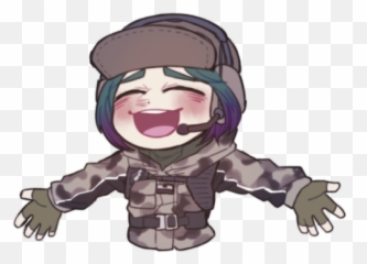 Cute Rainbow Six Drawings - Transparent Siege Cartoon Emoji