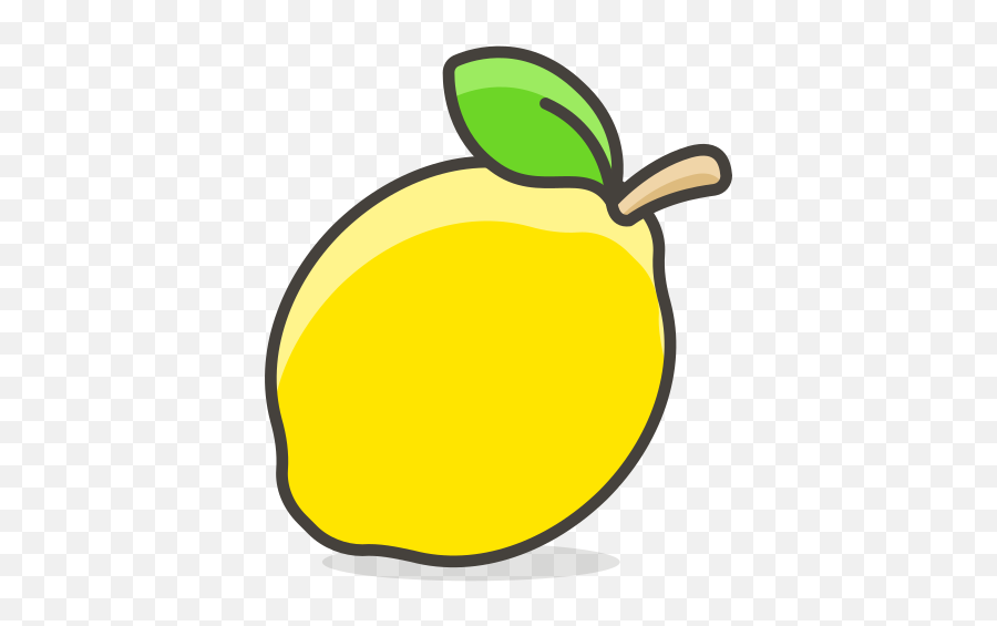 526 - Lemon Clipart Emoji,Lemon Emoji