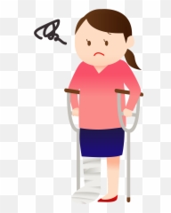 Injured Woman clipart Free download transparent PNG - Hurt Broken Arm Clipart Emoji
