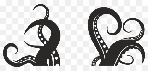 Octopus Drawing Clip Art - Octopus Tentacles Silhouette Emoji,Tentacle Emoji