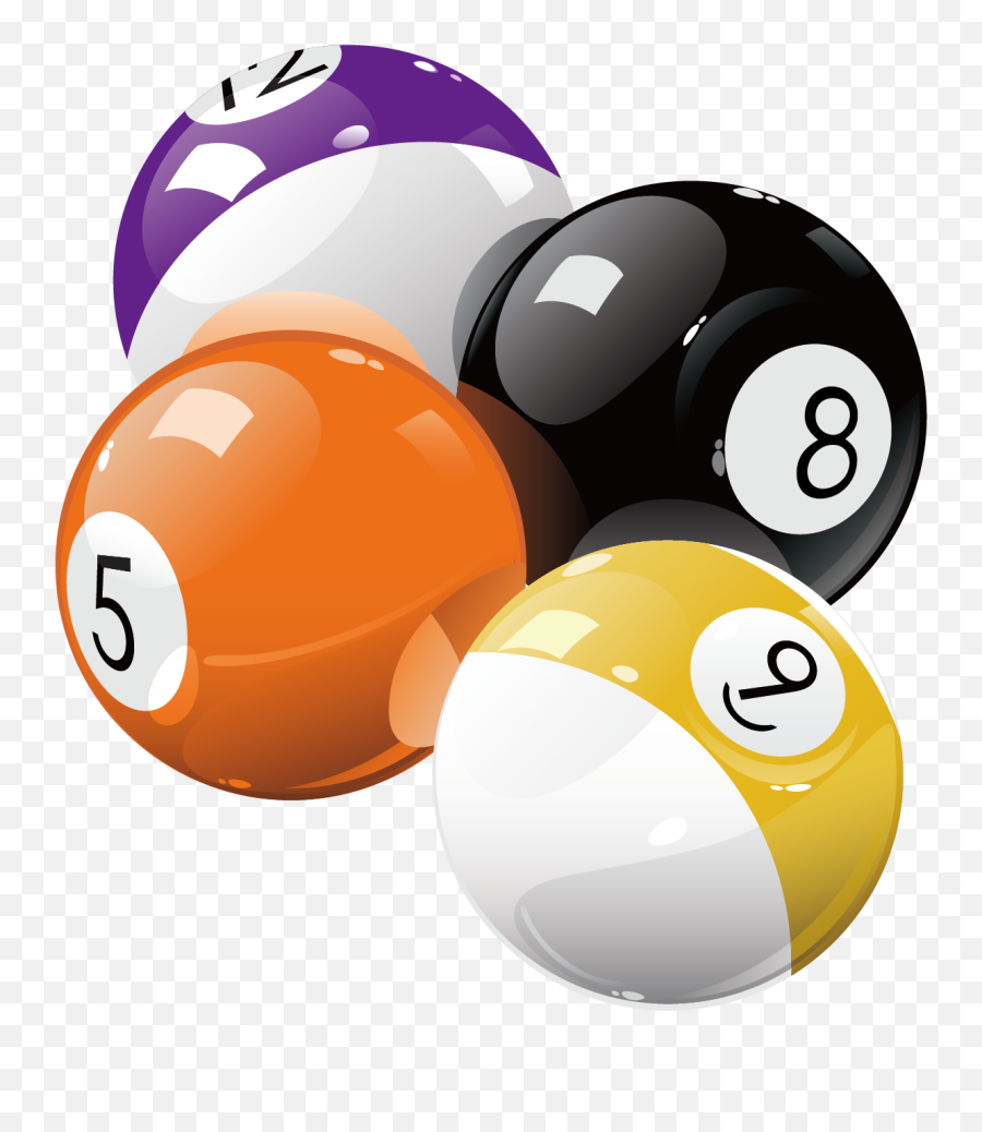 Billiard Png Images Free Download - Pool Balls Clip Art Emoji,Eight Ball Emoji