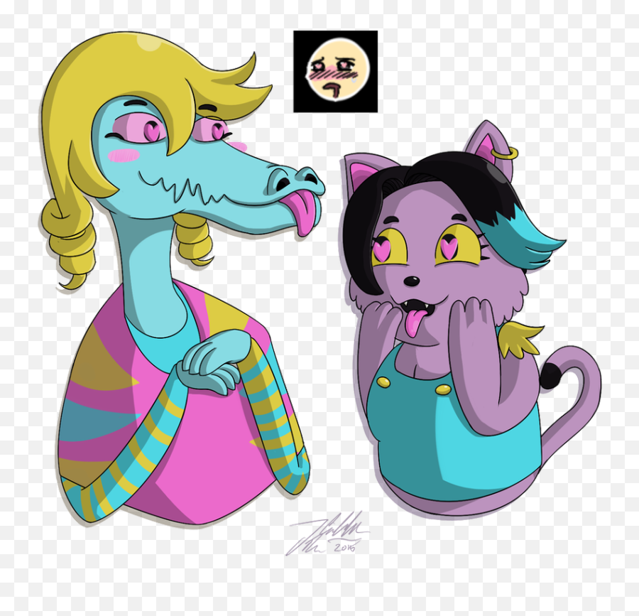 Bratty N Catty - Cartoon Emoji,Welp Emoji