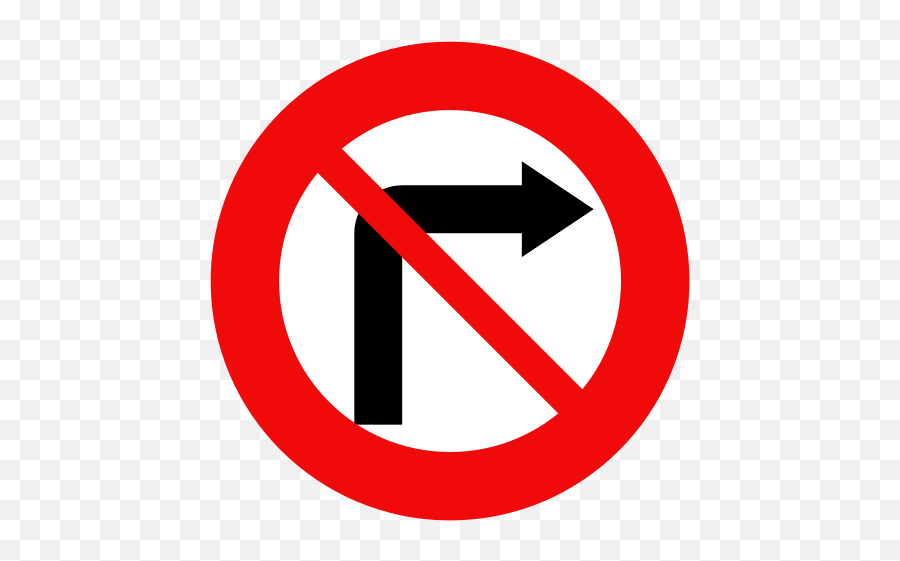 Vietnam Road Sign P123b - Clipart No Left Turn Sign Emoji,Vietnamese Flag Emoji