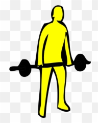 Weightlifter Weightlifting Fitness - Lifting Clipart Emoji