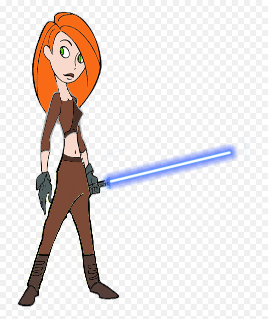 Lightsaber Jedi Knight - Kim Possible Jedi Emoji,Jedi Emoji