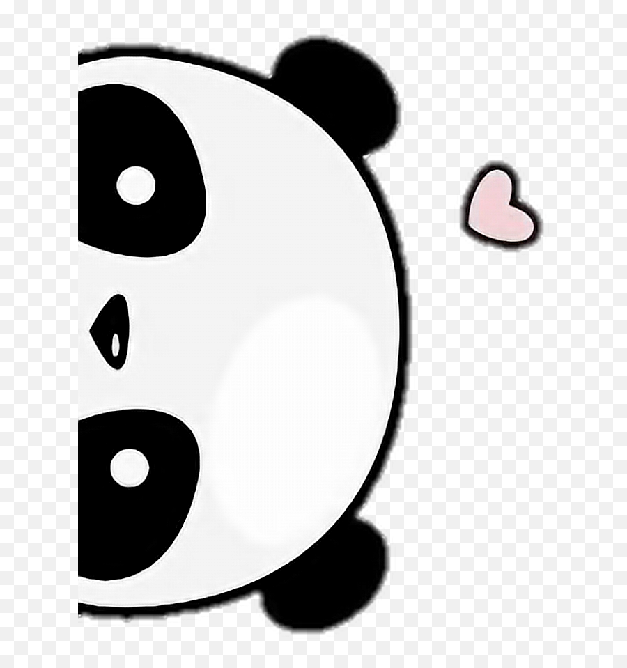 Dibujos De Pandas Kawaii Emoji,Sideways Heart Emoji