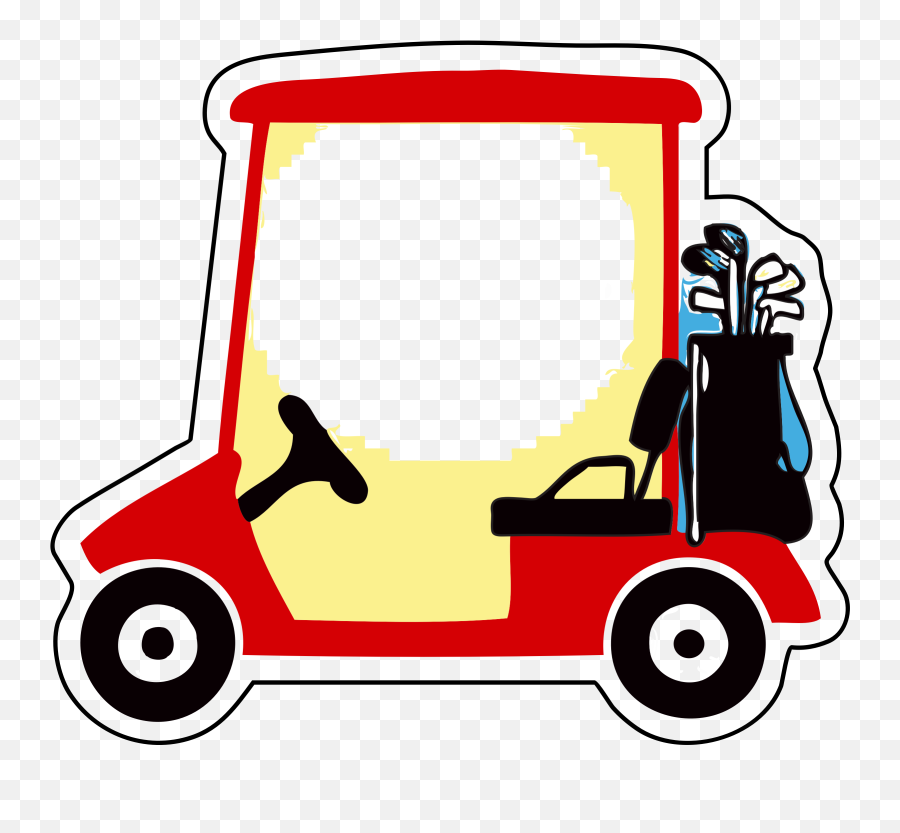 Golf Cart Vector Clipart Image - Golf Cart Signs Yard Signs Emoji,Golf Cart Emoji