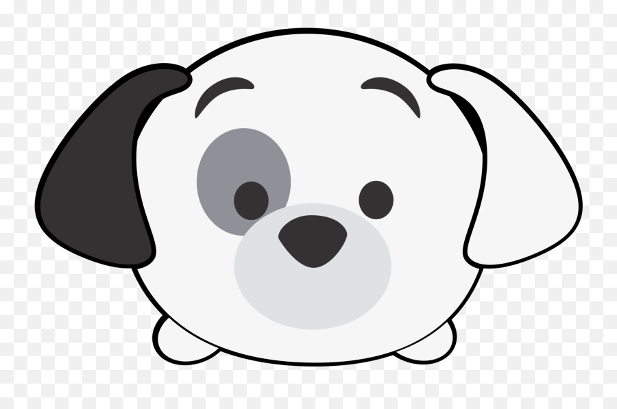 Clipart Puppy Emoji Clipart Puppy Emoji Transparent Free - Tsum Tsum 101 Dalmatas,Emoji Dog
