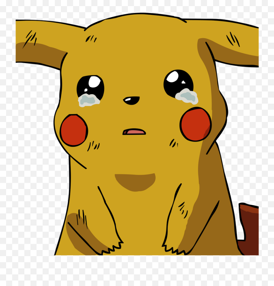 Cartoon Crying - Pikachu Crying Png Emoji,Cries Emoji
