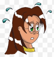 Nervous Face Clipart - Woman Emoji