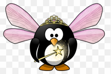 Free Wand Magic Vectors - Clipart Penguin Fairy Emoji