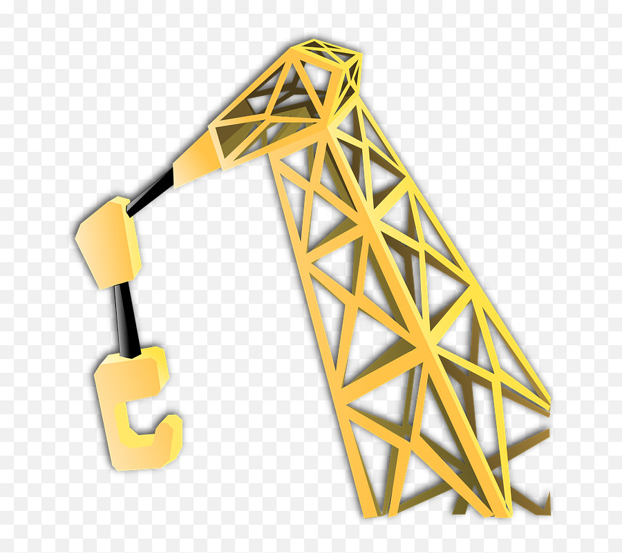 Crane Industrial Technical - Constructions Clipart Png Emoji,Construction Equipment Emoji