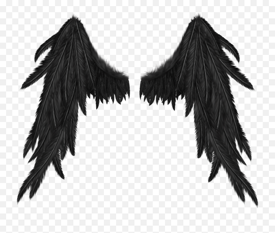 Dark Angel Wings Freetoedit - Black Angel Wings Png Emoji,Angel Wings Emoji
