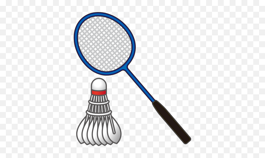 Badminton Clipart Emoji Badminton Emoji Transparent Free - Badminton Racket Cartoon Png,Tennis Emojis