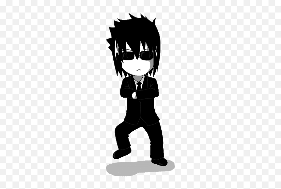 Gay Dancing Stickers For Android Ios - Sasuke No Background Gif Emoji,Dancing Guy Emoji