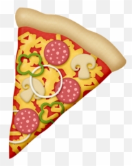 Pepperoni Pizza Clipart - Slice Illustration Png Emoji