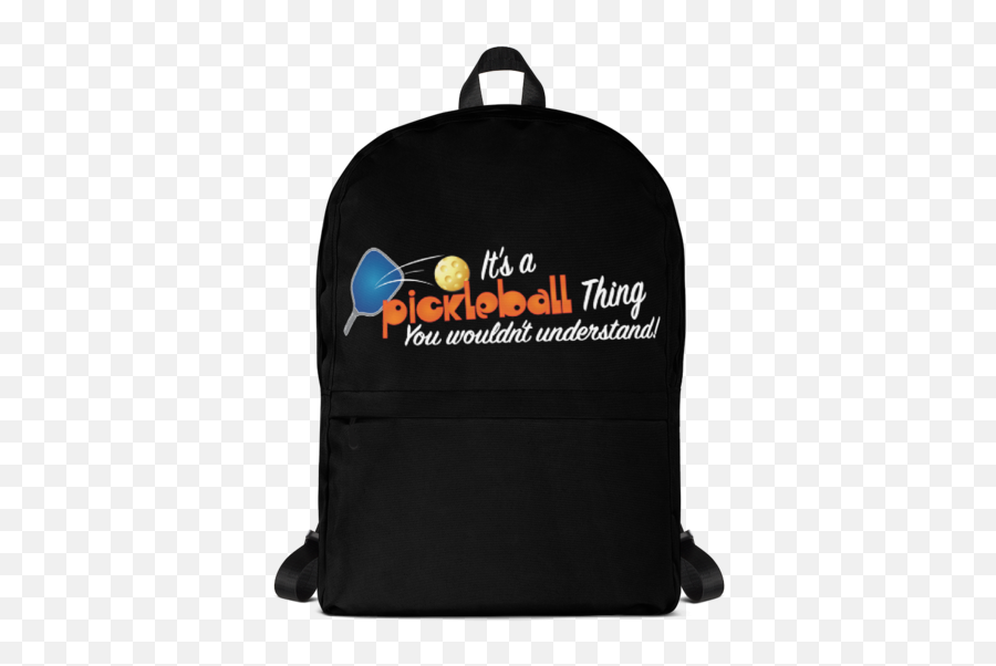 Itu0027s A Pickleball Thing Backpack - Printful Backpack Clipart South Downs National Park Emoji,Emoji School Bags