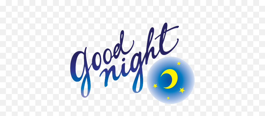Transparent Good Night Clipart - Good Night Text Png Emoji,Goodnight Emoji Art