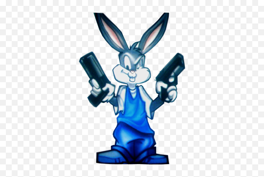 Bugs Bunny Gangsta Psd Official Psds - Gangster Cartoon Characters Emoji,Bugs Bunny Emoji