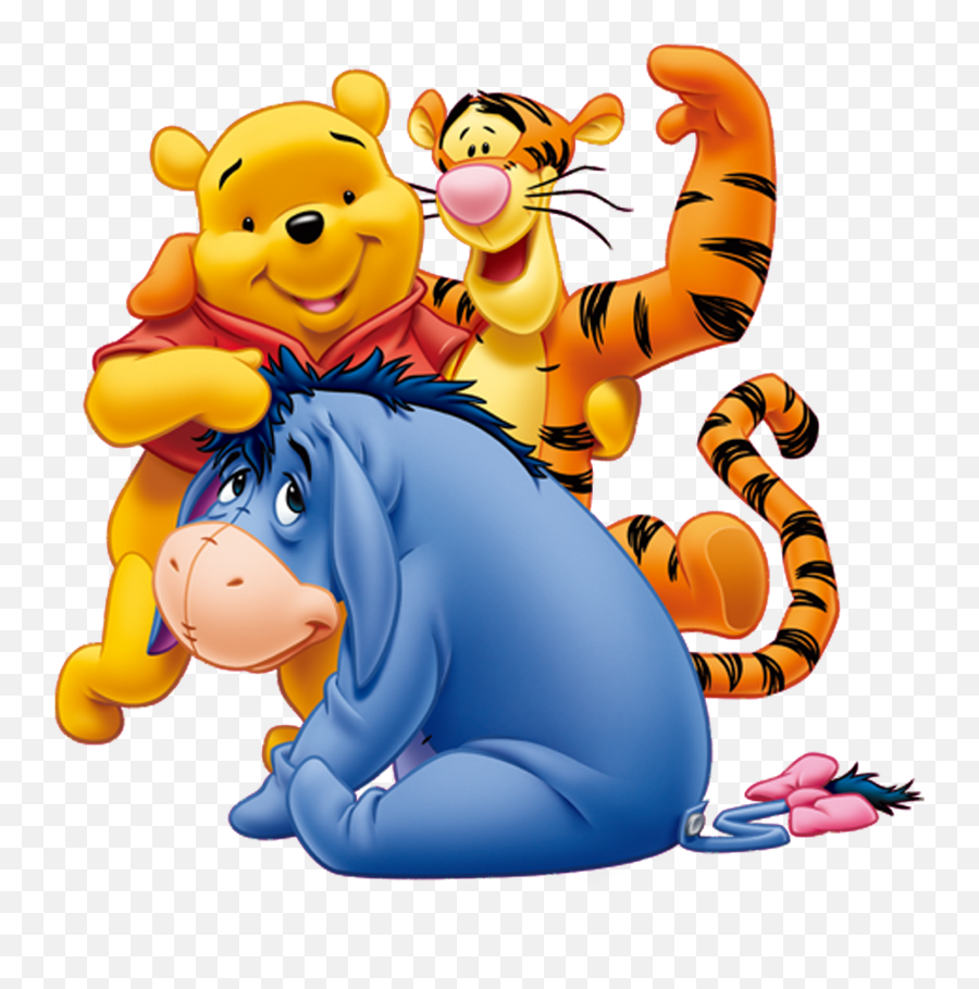 Transparent Winnie The Pooh And Friends Clipart - Winnie The Pooh Png Emoji,Eeyore Emoticons