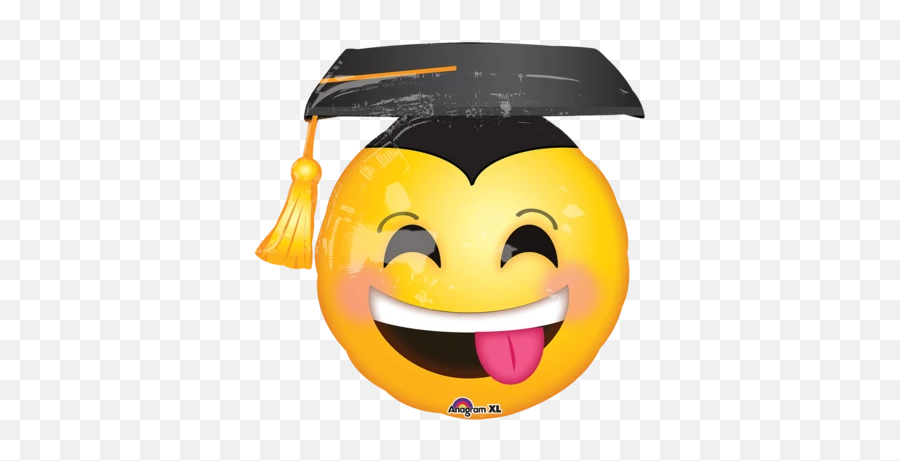 Productos - Emoji Graduation Balloon,Emoji Angelito