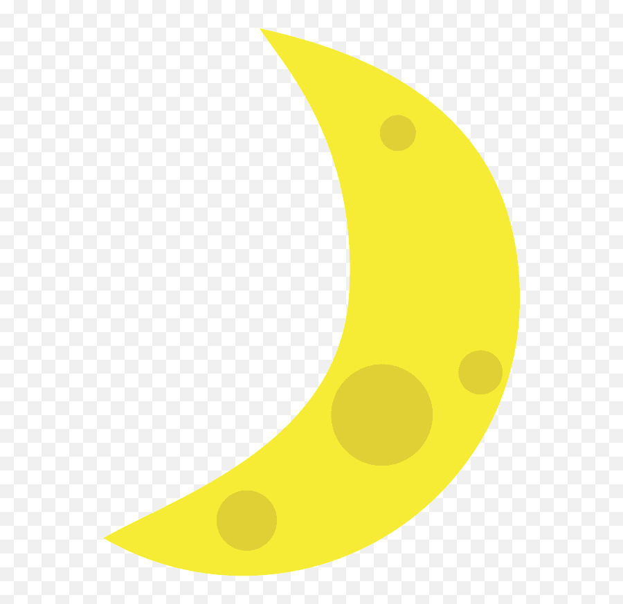 Crescent Moon Emoji Clipart - Moon,Moon Emojis In Order