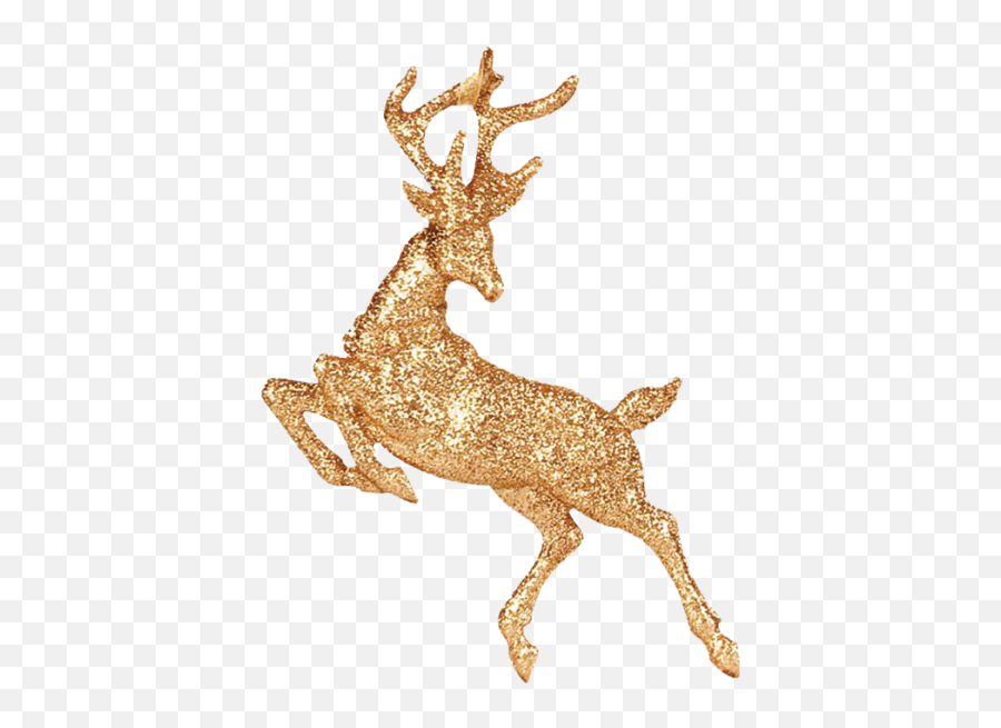 Golden Deer Png Transparent Image - Freepngdesigncom Gold Reindeer Png Transparent Emoji,Deer Emoji